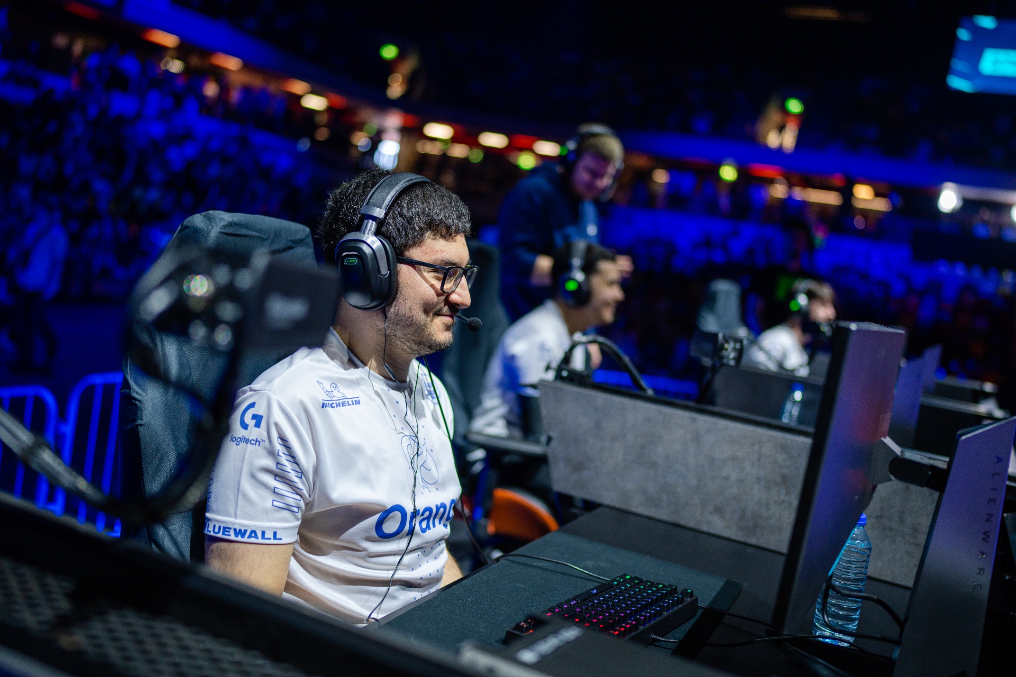 AztraL competing on stage