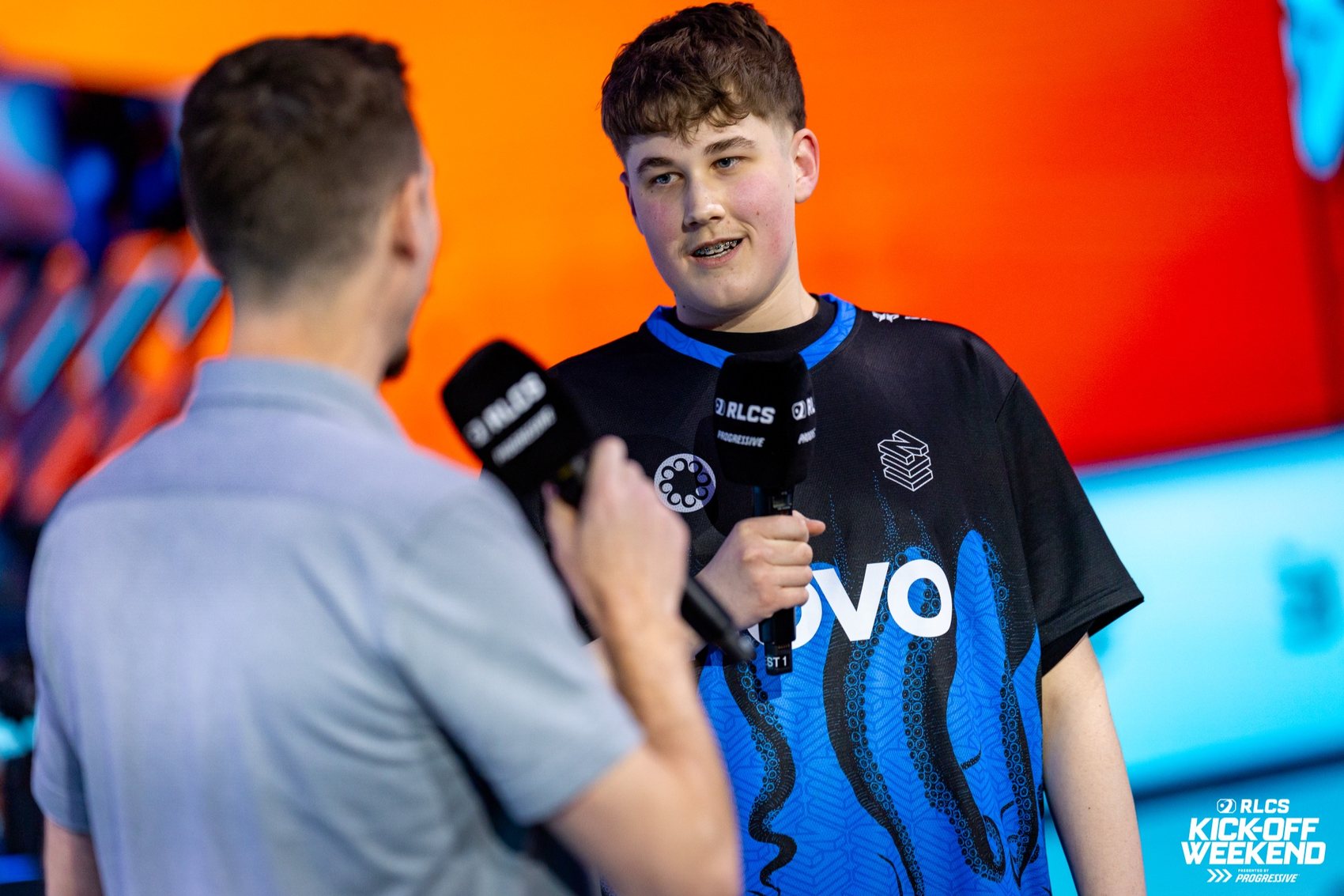 Nico during an RLCS interview